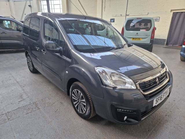 2016 Peugeot Partner WHEELCHAIR ACCESSIBLE 1.6 BlueHDi 75 Active 5dr