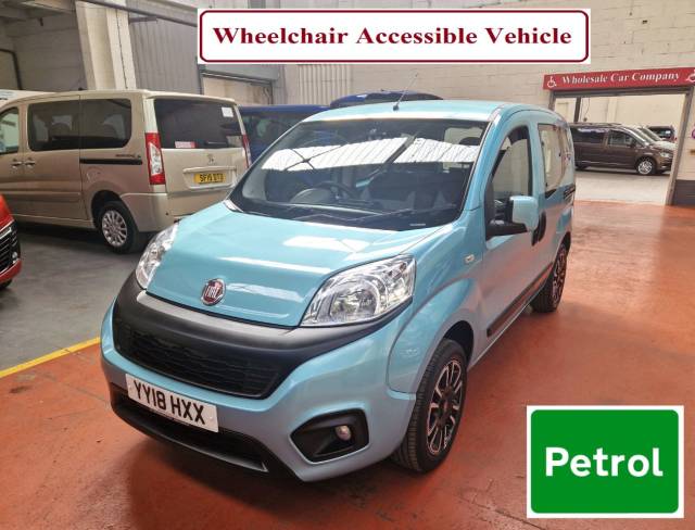 Fiat Qubo WHEELCHAIR ACCESSIBLE 1.4 8V Lounge 5dr MPV Petrol Green