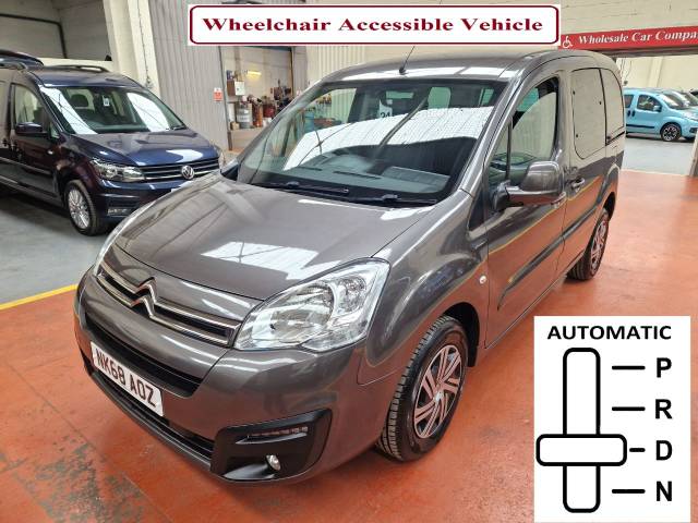 Citroen Berlingo WHEELCHAIR ACCESSIBLE 1.6 BlueHDi 100 Feel 5dr ETG6 MPV Diesel Grey
