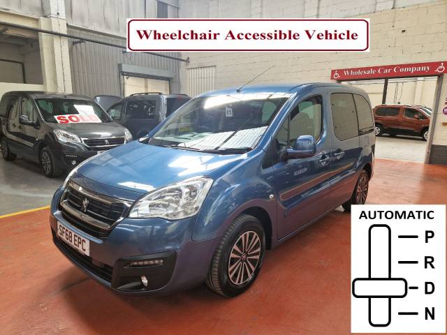 Peugeot Partner 1.6 WHEELCHAIR ACCESSIBLE HORIZON RE BLUE HDI S/S S MPV Diesel Blue