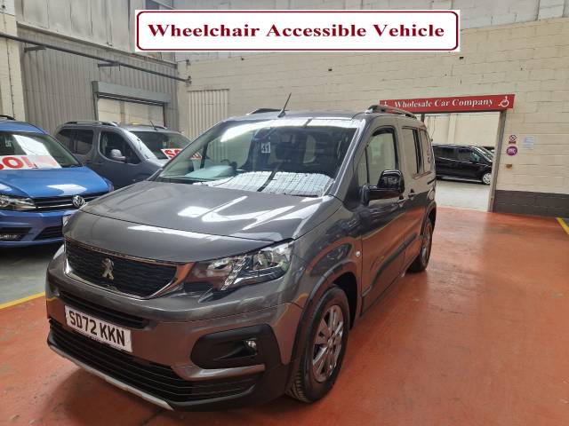 Peugeot Rifter WHEELCHAIR ACCESSIBLE 1.5 BlueHDi 100 Allure 5dr MPV Diesel Grey