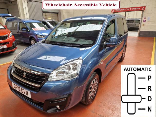 Peugeot Partner 1.6 WHEELCHAIR ACCESSIBLE HORIZON RS BLUE HDI S/S S MPV Diesel Blue