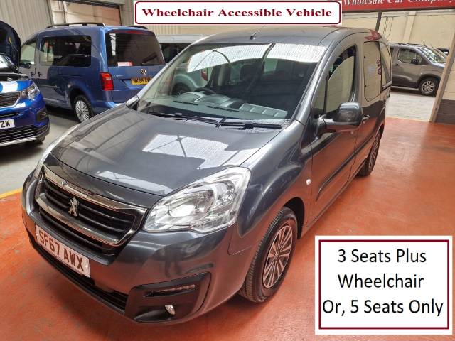 Peugeot Partner 1.6 WHEELCHAIR ACCESSIBLE HORIZON RS MPV Diesel Grey