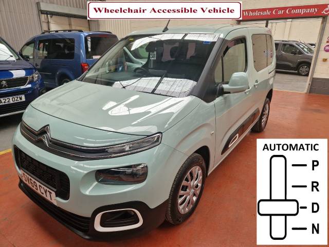 Citroen Berlingo WHEELCHAIR ACCESSIBLE 1.5 BlueHDi 130 Feel M 5dr EAT8 MPV Diesel Green