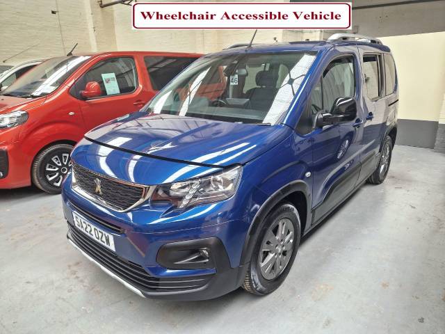 Peugeot Rifter WHEELCHAIR ACCESSIBLE 1.5 BlueHDi 100 Allure 5dr MPV Diesel Blue