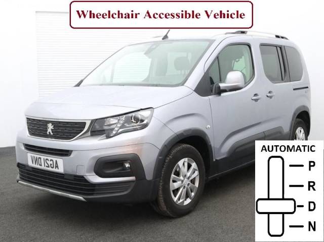 Peugeot Rifter WHEELCHAIR ACCESSIBLE 1.5 BlueHDi 130 Allure 5dr EAT8 MPV Diesel Grey