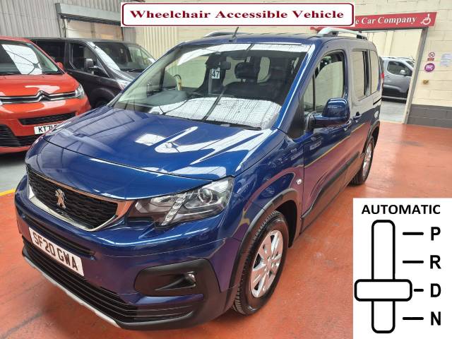 Peugeot Rifter WHEELCHAIR ACCESIBLE 1.5 BlueHDi 130 Allure 5dr EAT8 MPV Diesel Blue