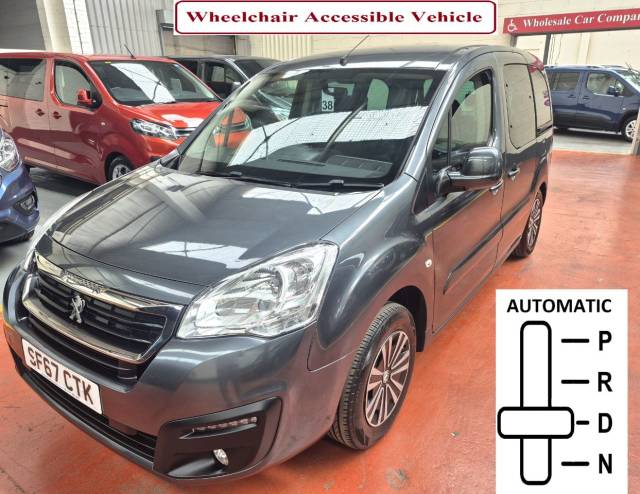 Peugeot Partner WHEELCHAIR ACCESSIBLE 1.6 BlueHDi 100 Active 5dr ETG MPV Diesel Grey
