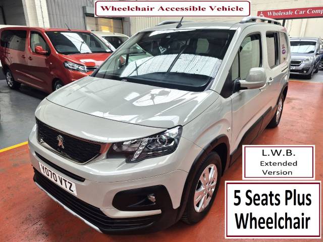Peugeot Rifter WHEELCHAIR ACCESSIBLE 1.5 BlueHDi 100 Allure  LWB MPV Diesel Beige