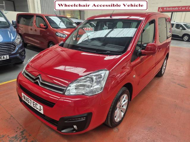 Citroen Berlingo WHEELCHAIR ACCESSIBLE 1.6 BlueHDi 100 Feel 5dr MPV Diesel Red