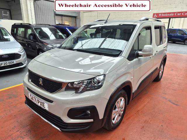 Peugeot Rifter WHEELCHAIR ACCESSIBLE 1.5 BlueHDi 100 Allure Premium 5dr MPV Diesel Beige
