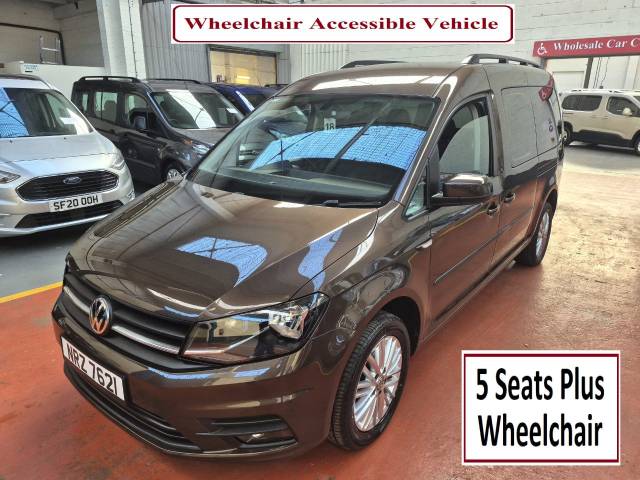Volkswagen Caddy Maxi Life WHEELCHAIR ACCESSIBLE 2.0 TDI 5dr MPV Diesel Brown