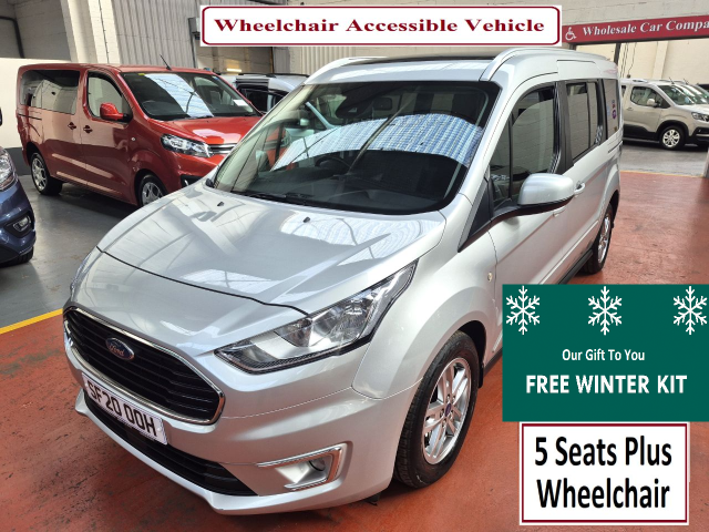 Ford Grand Tourneo Connect WHEELCHAIR ACCESSIBLE 1.5 EcoBlue 120 Titanium 5dr MPV Diesel Silver