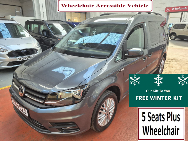 Volkswagen Caddy Maxi Life WHEELCHAIR ACCESSIBLE 2.0 TDI 5dr MPV Diesel Grey