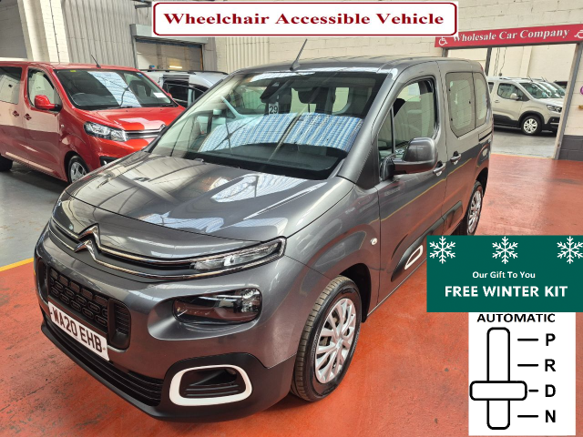 Citroen Berlingo WHEELCHAIR ACCESSIBLE 1.5 BlueHDi 130 Feel MPV Diesel Grey