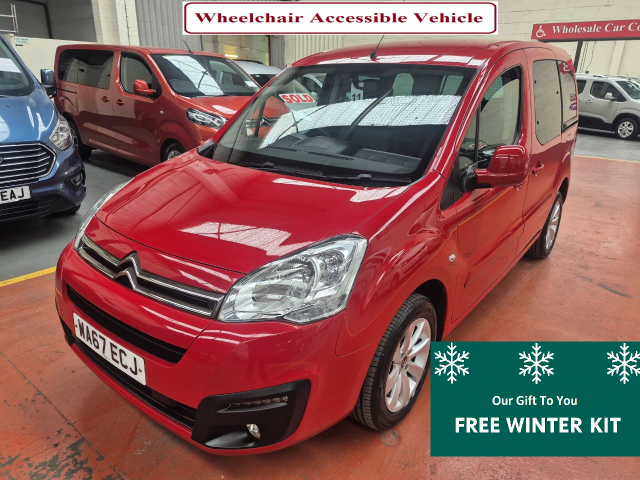 Citroen Berlingo WHEELCHAIR ACCESSIBLE 1.6 BlueHDi 100 Feel 5dr MPV Diesel Red
