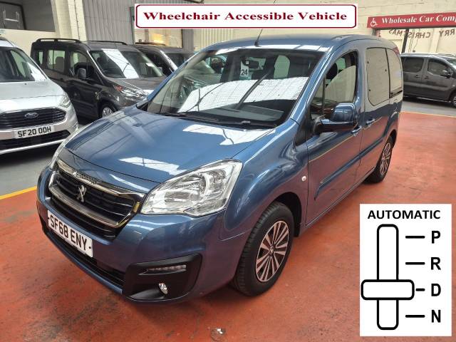 Peugeot Partner WHEELCHAIR ACCESSIBLE 1.6 BlueHDi 100 Active MPV Diesel Blue