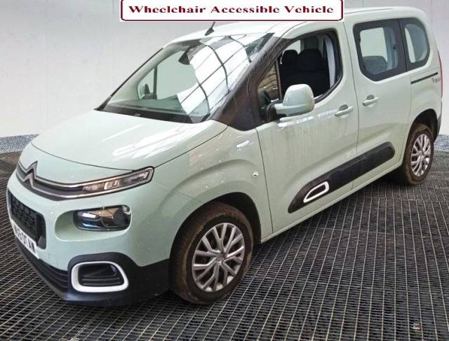 Citroen Berlingo WHEELCHAIR ACCESSIBLE 1.5 BlueHDi 100 Feel M 5dr MPV Diesel Green