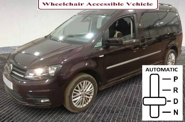 Volkswagen Caddy Maxi Life WHEELCHAIR ACCESSIBLE 2.0 TDI 5dr DSG MPV Diesel Purple
