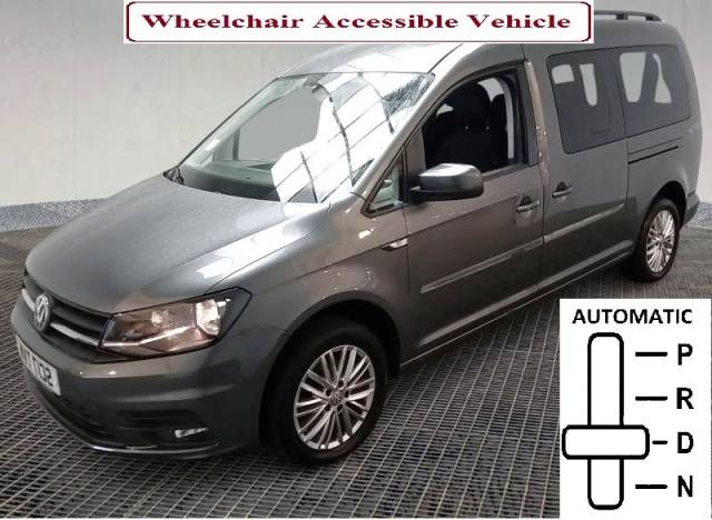 Volkswagen Caddy Maxi Life WHEELCHAIR ACCESSIBLE 2.0 TDI 5dr DSG MPV Diesel Grey