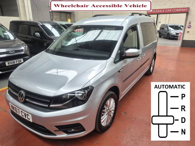 Volkswagen Caddy Maxi Life WHEELCHAIR ACCESSIBLE 2.0 TDI 5dr DSG MPV Diesel Silver