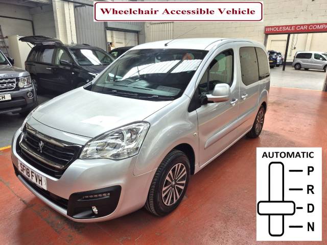 Peugeot Partner 1.6 WHEELCHAIR ACCESSIBLE HORIZON RE BLUE HDI S/S S MPV Diesel Silver