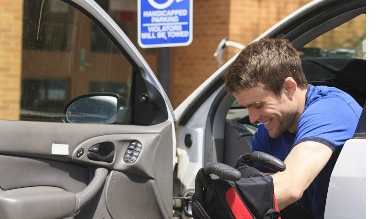 Finding wheelchair accessible parking